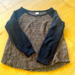 Brown and Black sweater